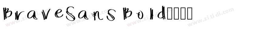 BraveSans Bold字体转换